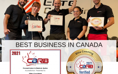 Elite Coaching accrédité Meilleure entreprise au Canada !